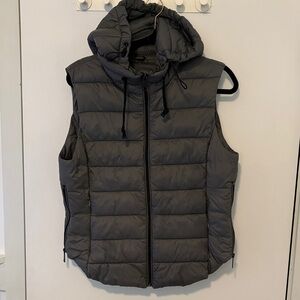 Gray Puffer Vest